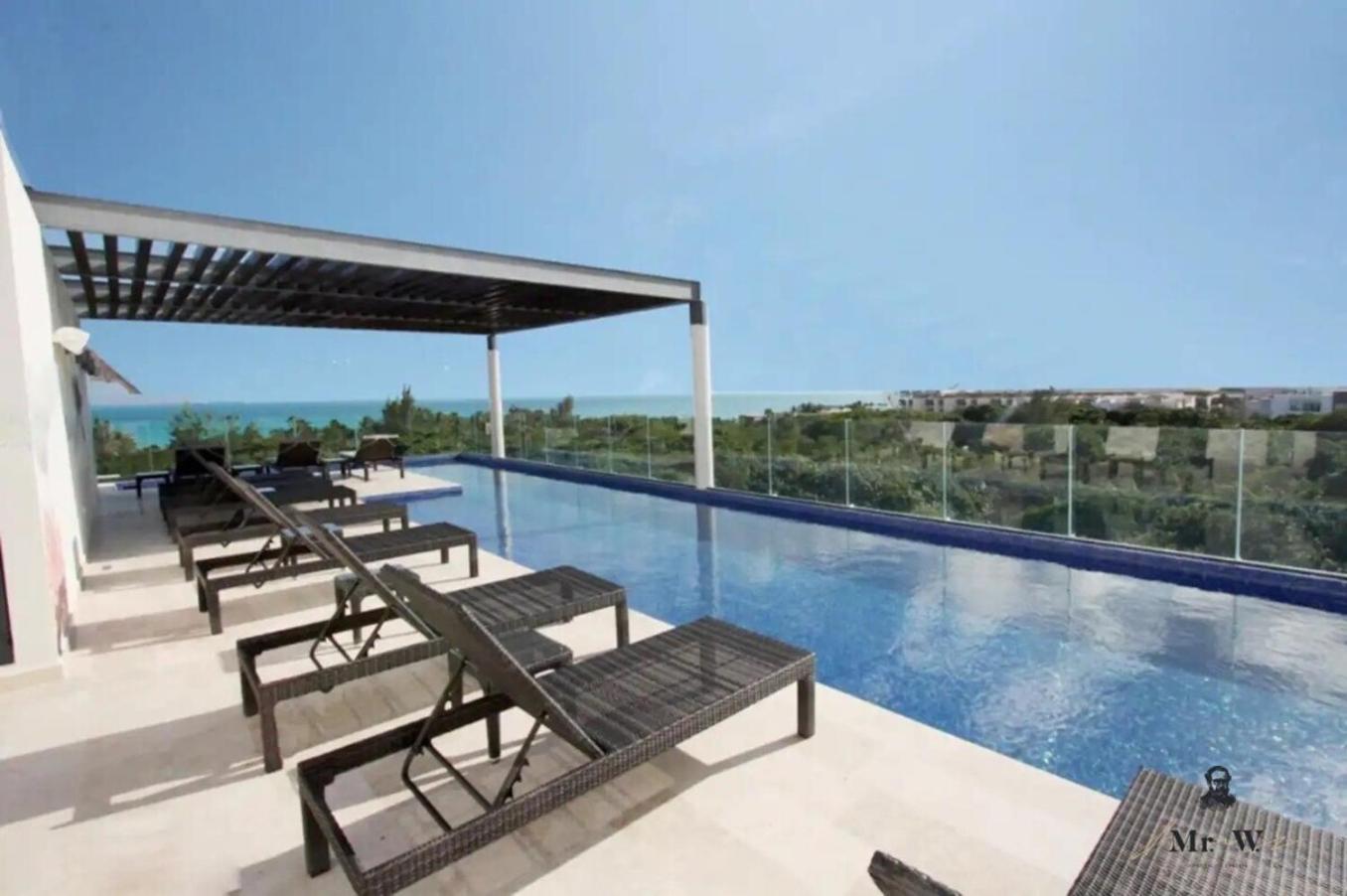 Private Pool & Jacuzzi Steps To Beach & 5Th Ave Playa del Carmen Exterior photo