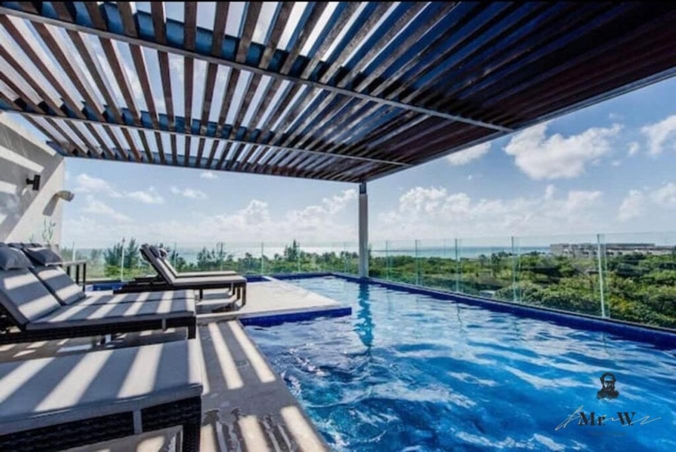 Private Pool & Jacuzzi Steps To Beach & 5Th Ave Playa del Carmen Exterior photo